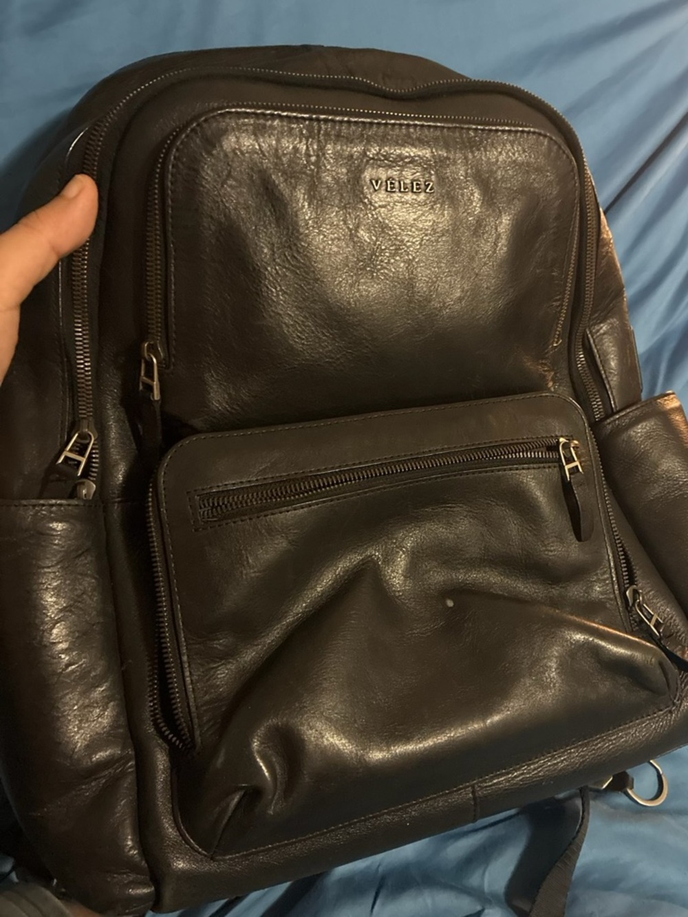 VELEZ GENUINE Leather Colombian Backpack - Classic Carry